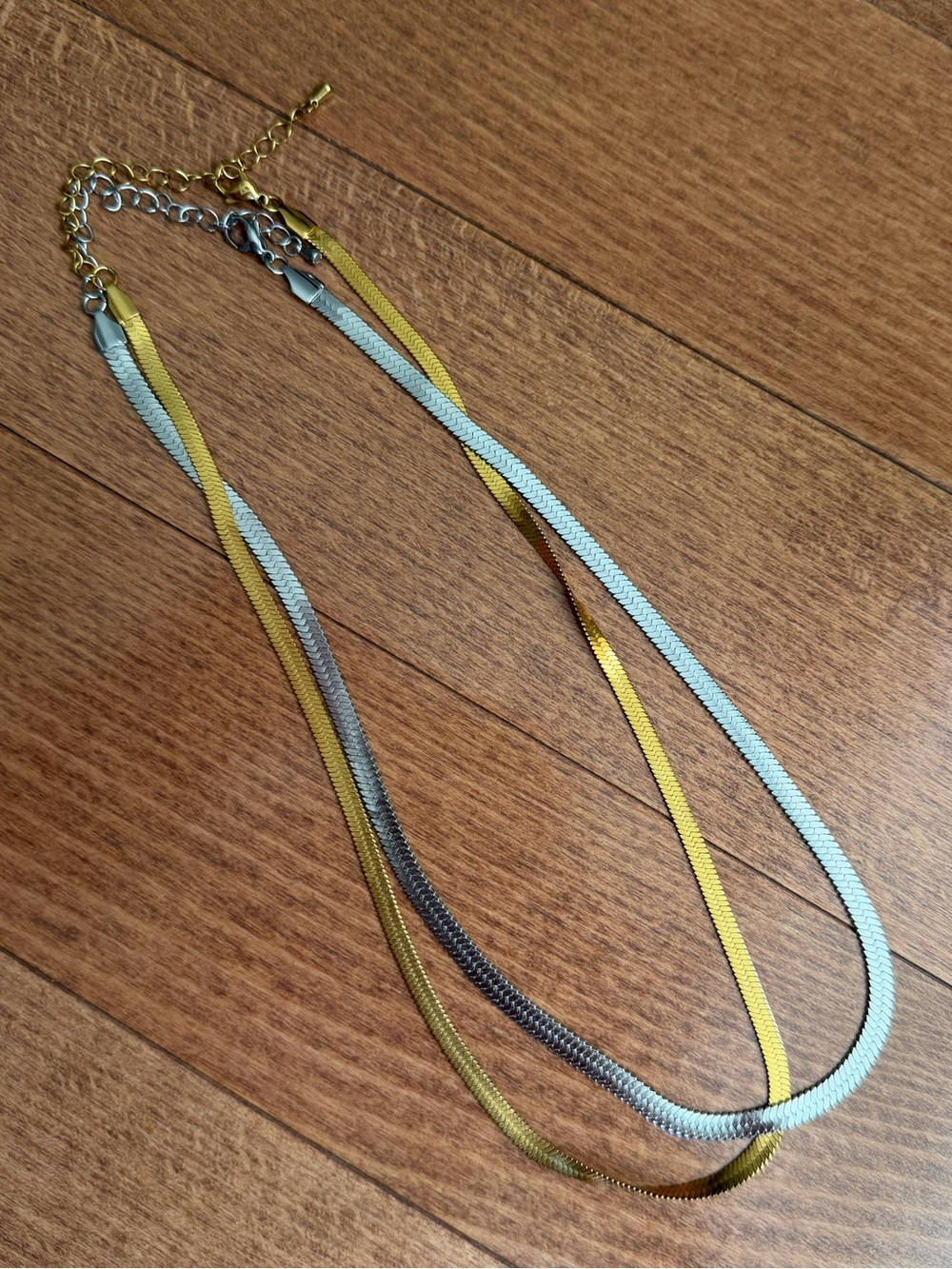 Layered Gold and Silver Tone Women's Necklaces